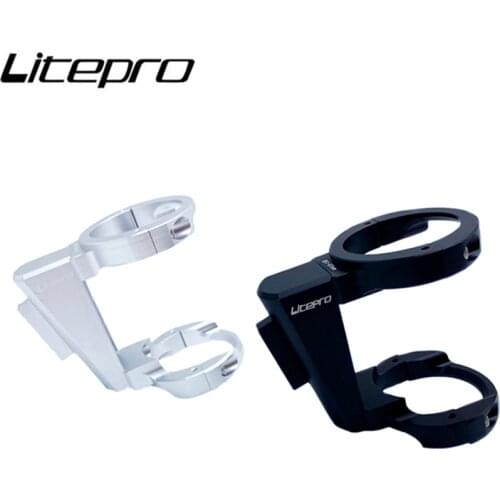 Litepro Front Shelf Mount Carrier Adapter For Dahon Fnhon Gust Folding Bicycle Pig Nose Pannier 51-98 51-87MM Bike Block Bracket
