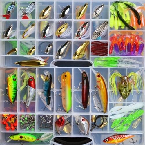 Galeoid lure set freshwater set paillette soft lure frog fishing tackle