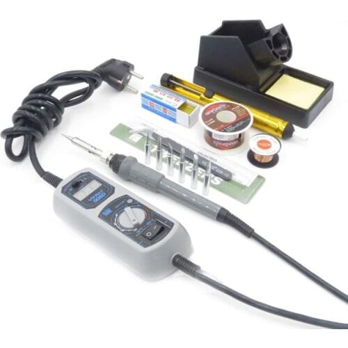 New 908D 220V 65W Heated iron LED Digital Display Soldering Station Iron+ Many welding gifts