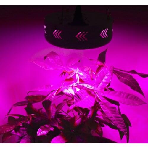 [Seven Neon]UFO 216W LED Grow Light 72X3W LEDs Full Spectrum Grow Box 410-730nm For Indoor Plants/Flower with Very High Yield