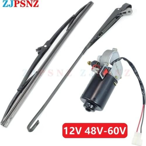 12V 48V 60V Wiper Blades Electric Boneless Wiper Motor Electric Wiper Motor With Switch Electric-Bike Tricycle Wiper Acessories