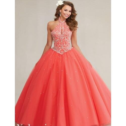 Blue Sweet 16 Dresses Ball Gown Quinceanera Dresses 2016 Hot Pink Quinceanera dress for 15 years