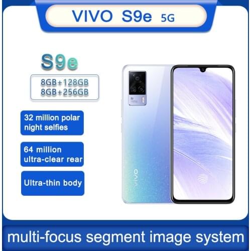 Origina Vivo S9e 5G SmartPhone MTK820 64MP Camera 6.44inch AMOLED Screen 90Hz 4100mAh 33W Google Android Celular Mobile Phone
