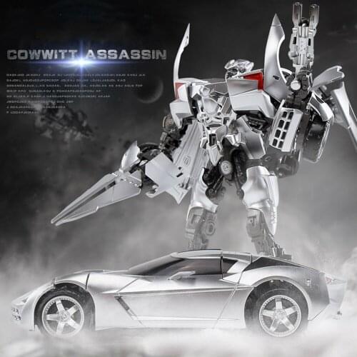Transformation Toys Sideswipe Black Mamba G1 LS08 LS-08 Alloy Model Movie Anime Action Figure Robot Kids Toy Collection Gifts