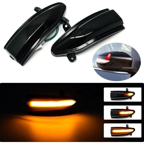 LED Dynamic Side Mirror Light Rearview Sequential Mirror Lamp Trim For Nissan Altima Teana Sylphy Sentra Pulsar Tiida 2013-2018