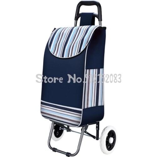 Stair-climbing Shopping Cart Shopping Cart Small Trolley Luggage Trolley Folding Trailer Trolley Home Portable