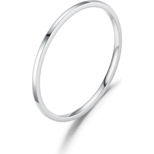 Jewelry Vintage Designer Stainless Steel Simple Titanium Steel Rose Gold Girl Party Ring for Women Girls Couple Rings