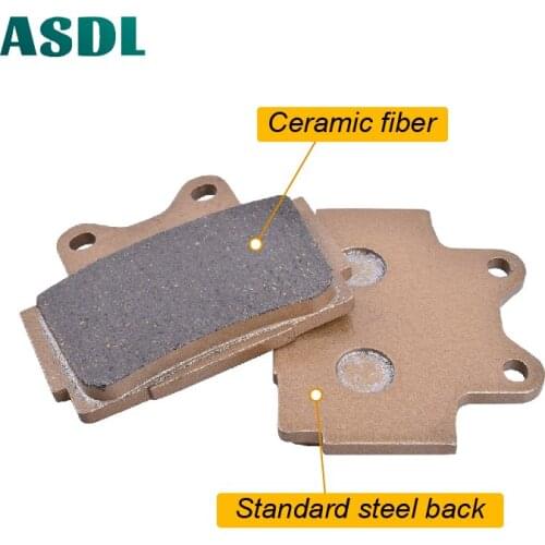 Motorcycle Rear Brake Pads For YAMAHA TZR125 150 250RS FZR250 400Genesis FZ400 600 FZX RZ TDR 250 SRX XJR 400 FZS600 Fazer #b