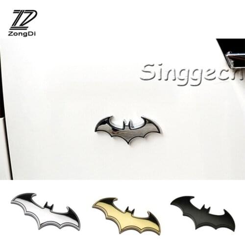 ZD Car styling Bat Stickers 3 color On Car for Suzuki Swift Volkswagen Passat B5 B6 Tiguan Jetta MK6 Skoda Octavia A7 A5 2017