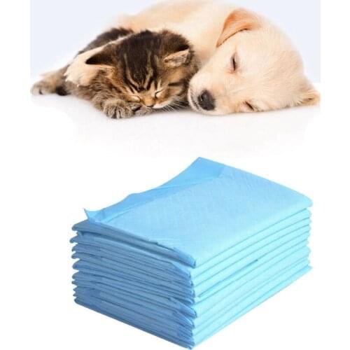 100Pcs Dog Training Pee Pads Super Absorbent Pet Diaper Disposable Healthy Clean Nappy Mat for Pets Dairy Diaper Supplies