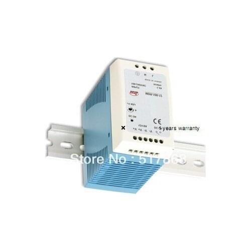 100W 48V 2A Din-rail switching power supply with CE ROHS 1 year warranty OEM factory