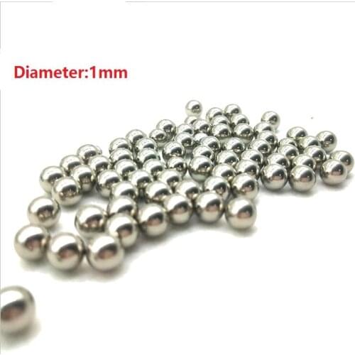 10000pcs/lot Dia 1mm SUS304 stainless steel ball bearings Miniature Mini Diameter 1 mm steel ball bearings