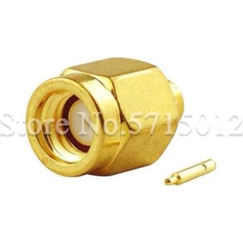 5PCS SMA Center Solder Semi-Rigid Cable Joint SMA-JB2 Male Antenna Coaxial RF Connector For Connect RG405 GR086 Cable