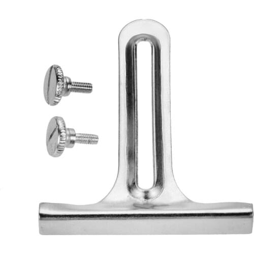 AA8260 Metal Sewing Machine T Gauge/Sewing Edge Guide With 2 Thumb Screws Sewing Machine Screws 80*64mm Sewing Accessories