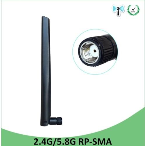 2.4GHz 5GHz 5.8Ghz Antenna real 5dBi RP-SMA Connector cellular booster Dual Band wifi Antena aerial SMA female wireless router