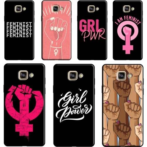 Feminist Girl Power Phone Case For Samsung Galaxy J7 J5 J3 2017 A3 A5 J1 2016 J6 J4 Plus A6 A8 A7 A9 J8 2018