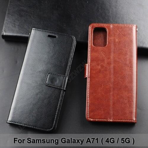 For Samsung Galaxy A71 5G / 4G Flip Wallet PU Leather Case