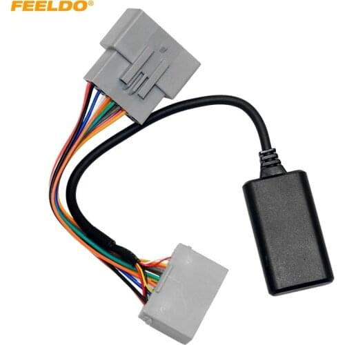 FEELDO Car Bluetooth Module AUX-in Audio MP3 Music Adapter For Volvo C S V CX Series Stereo Wire Harness #HQ6838