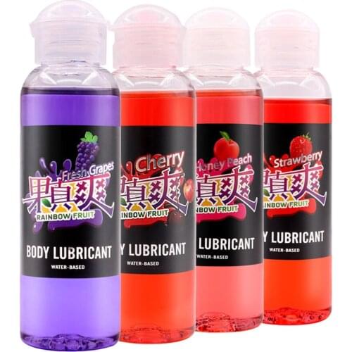 Fruit Flavour Gel Lubricant For Sex Vagina Intimate Lubrication Adult Water Based Lube Anal Love Grease Sex Products for Couples