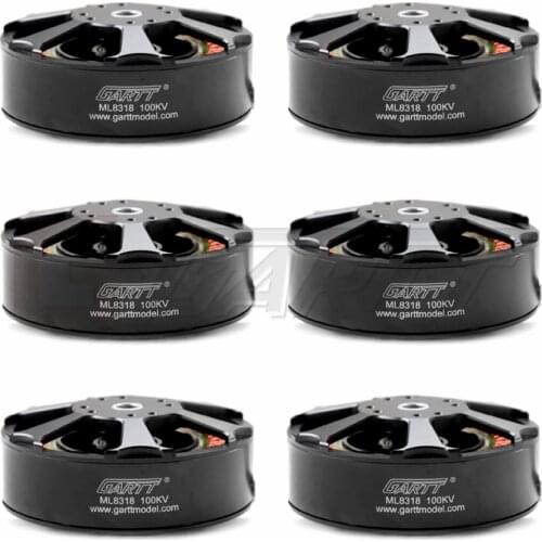GARTT 6PCS ML8318 100KV Brushless Motor For 3080 Prop Plant Protection UAV Accessories