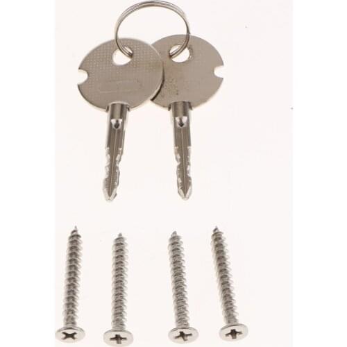 Gravity Water Inlet Hatch Plastic Filler Cover For Camper Trailer RV Lock Door