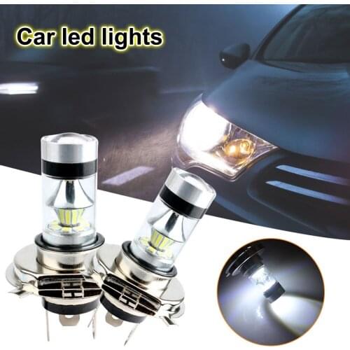 H4 100W LED Car Headlight Bulb Car Modified Headlight Fog Light Car Light Accessories Drop shipping