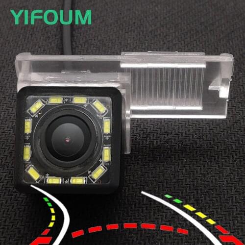 YIFOUM HD Dynamic Trajectory Tracks Car Rear View Backup Parking Camera For Peugeot 207 208 301 307 307CC 308 3008 407 408 508