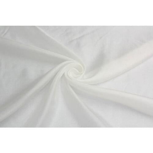 Howmay wholesale 100% pure silk fabric paj 4.5m/m 35" 90cm natural white pongee for DIY handmade or lining fabric 50yards