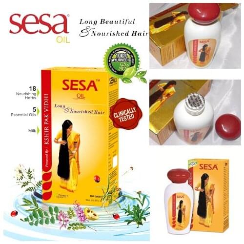 India Sesa Hair Oil For Healthy Hair Prevents Dandruff Hair Loss Hair dense hair Ayurvedic dabur plant multi-effect hair oil