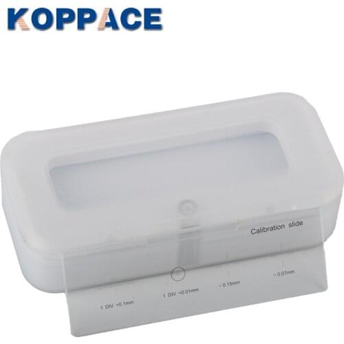 KOPPACE Measuring Microscope Micrometer 0.01mm-0.1mm Special Calibration Ruler For Microscope Measurement