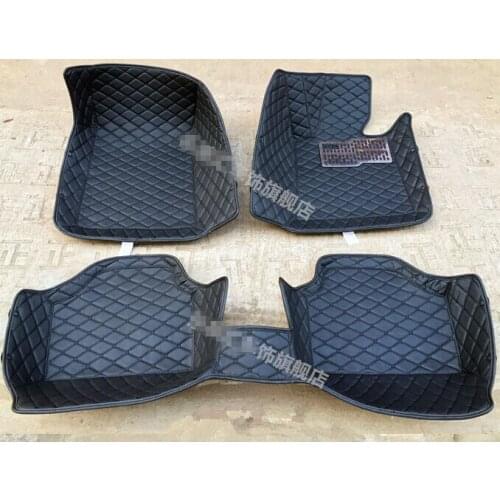 Whole Surrounded RHD Special Car Floor Mats for Right Hand Drive Q7 5seats Waterproof Durable Foot Carpets
