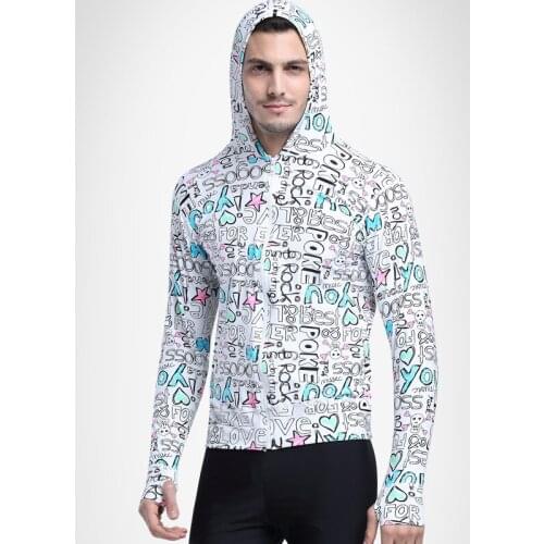 2017 Men Women Summer Beach Long Sleeve Lycra Swimwear Rash Guard Man Women Sun Protection Swimming Tops Surf Diving Hoodies