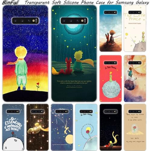 Hot The Little Prince Soft Silicone Case For Samsung Galaxy S10 S9 S8 Plus S7 Edge A6 A8 Plus A7 A9 2018 A5 2017 Fashion Cover