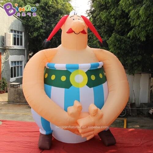 Customized Inflatable Fat man for decoration/ infaltable cartoon balloon for sale toys