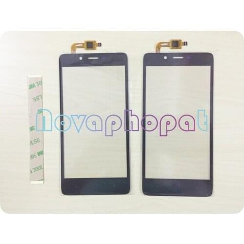 Novaphopat Black Digitizer For Elephone P6000 Touch Screen Digitizer Outer Glass Sensor Screen Replacement + tracking