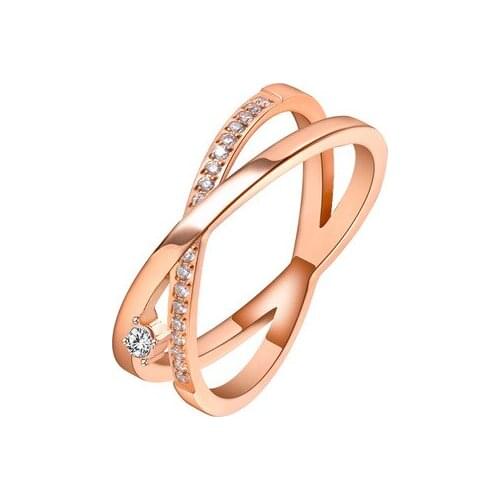 New fashion Simple wild index finger cross ring For Women girl Accessories jewelry wholesale