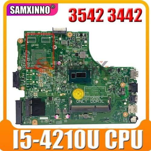 Original Laptop motherboard For DELL Inspiron 3542 3442 SR1EF I5-4210U Mainboard CN-06YPRH 06YPRH 13269-1