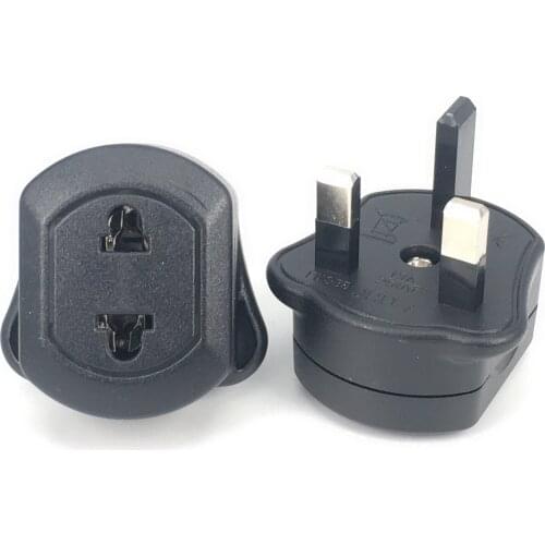 UK To EU Plug International Electrical Adaptor Travel Socket Adapt AC Power Charger Converter Fused 13A 3250W 2 Pin Insulation