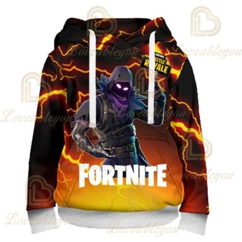 Fortnite Sweatshirt Pullovers Mens Girls Long Sleeve Hoodies Autumn Spring Women Boys Game Sweatshirt Hoody Young Hooded Casual