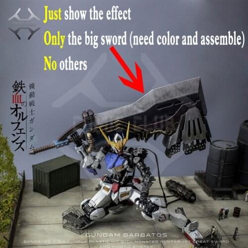 COMIC CLUB PRE-SALE Refitting Suite of GK resin for MHW JET Big Sword assemble action toy figure