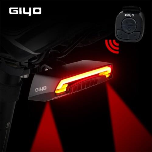 GIYO Bicycle Light Battery Pack USB Rechargeable Mount Bicycle Lamp Rear Tail Light Led Turn Signals Cycling Light Bike Lantern