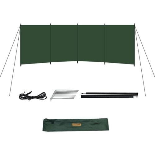 Camping Wind Screen Windproof Sand-proof Awning Beach Sun Wind Shield Camping Tent Waterproof Sun Shade Awning For Outdoor