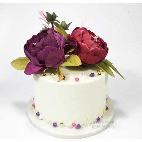 6/8 Inch Birthday cakes model simulation model fruit mousse cakes display window samples fake cake artificial cake decorations