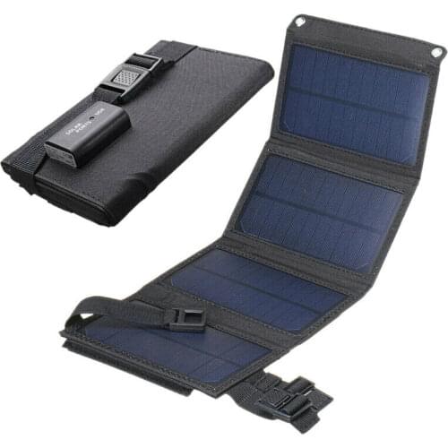 Waterproof Folding 20W Solar Cells Charger 18V 2A USB Output Devices Portable Solar Panels for Smartphones