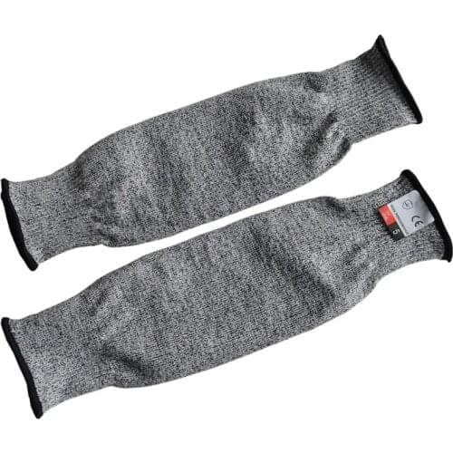 New Grey Cut Heat Resistant Sleeves Arm Guard Protection Armband Gloves Workplace Protection Defensive Labor Gloves
