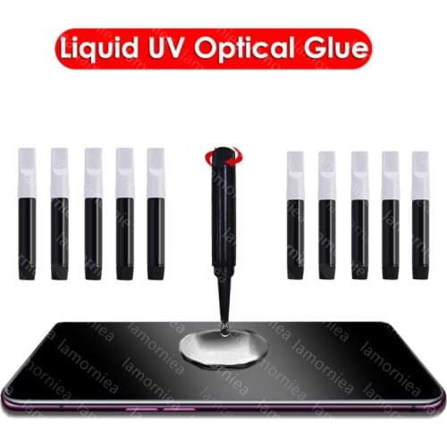 100PCS UV Liquid Glue for Samsung S20 S11 S10 S8 S9 Plus Note 8 9 Glass Screen Protector For huawei p30 p20 mate 20 30 pro lite