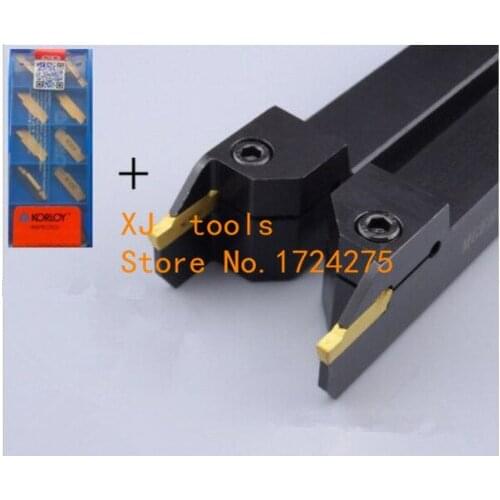 1 pcs MGEHR2020-5 MGEHR2525-5 Grooving Turning Tool holder and 10 pcs MGMN500 Cemented carbide inserts Grooving insert
