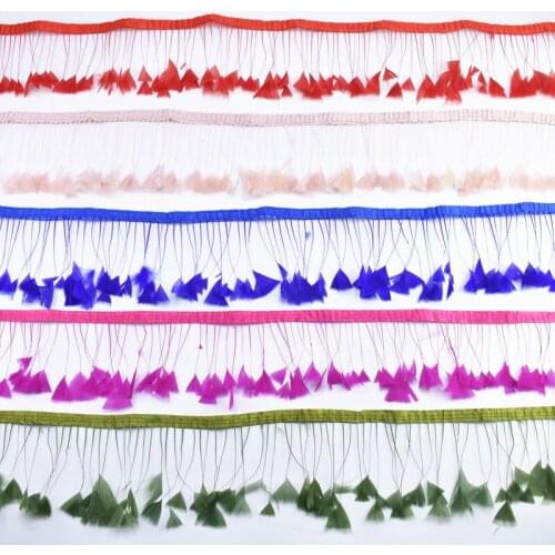2Meters/Lot Goose Feather Trim Trims Natural Feathers for Crafts White Pheasant Wedding Feathers Decoration Carnival Plumas