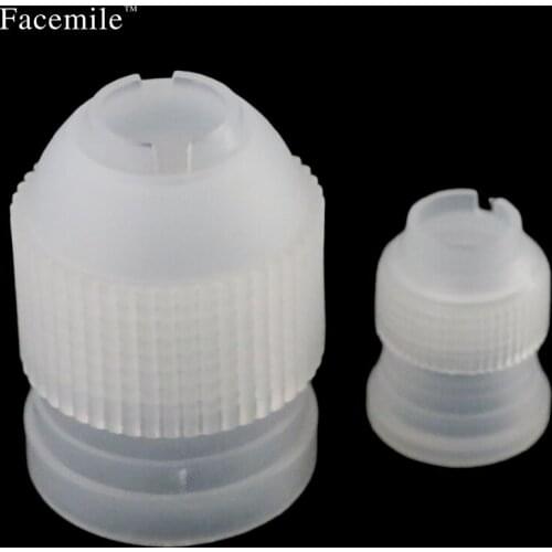 2PCS Kitchen Accessories Coupler Adaptor Icing Piping Nozzle Bag Set Cake Flower Pastry Tool Dessert Decor Cake Decorating Tool