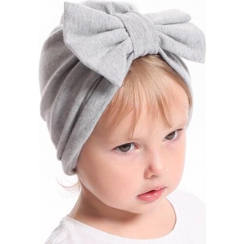 3-24M Winter Autumn Baby Girl Hat Big Bow Cotton Wool Knitted Thick Warm Baby Hat Kids Newbworn Bonnet Cap Beanie for Girls